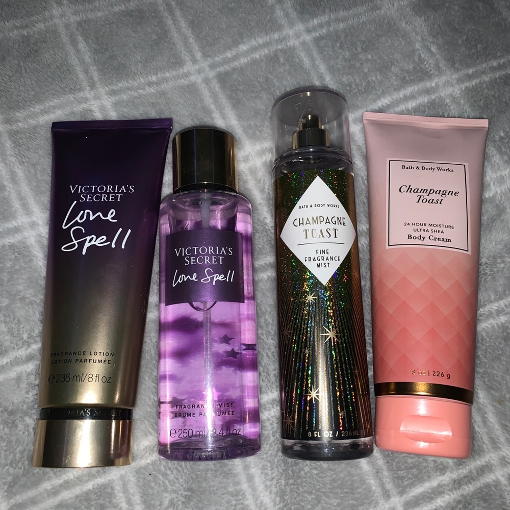 Victoria’s Secret and Bath and Body works scents